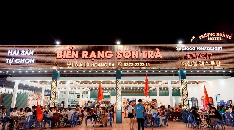 Quan hai san ngon o My Khe Da Nang