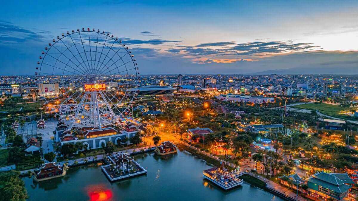 diem vui choi da nang ve dem
