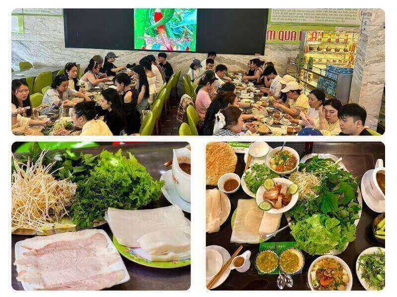 Quan banh trang cuon thit heo ngon o da nang