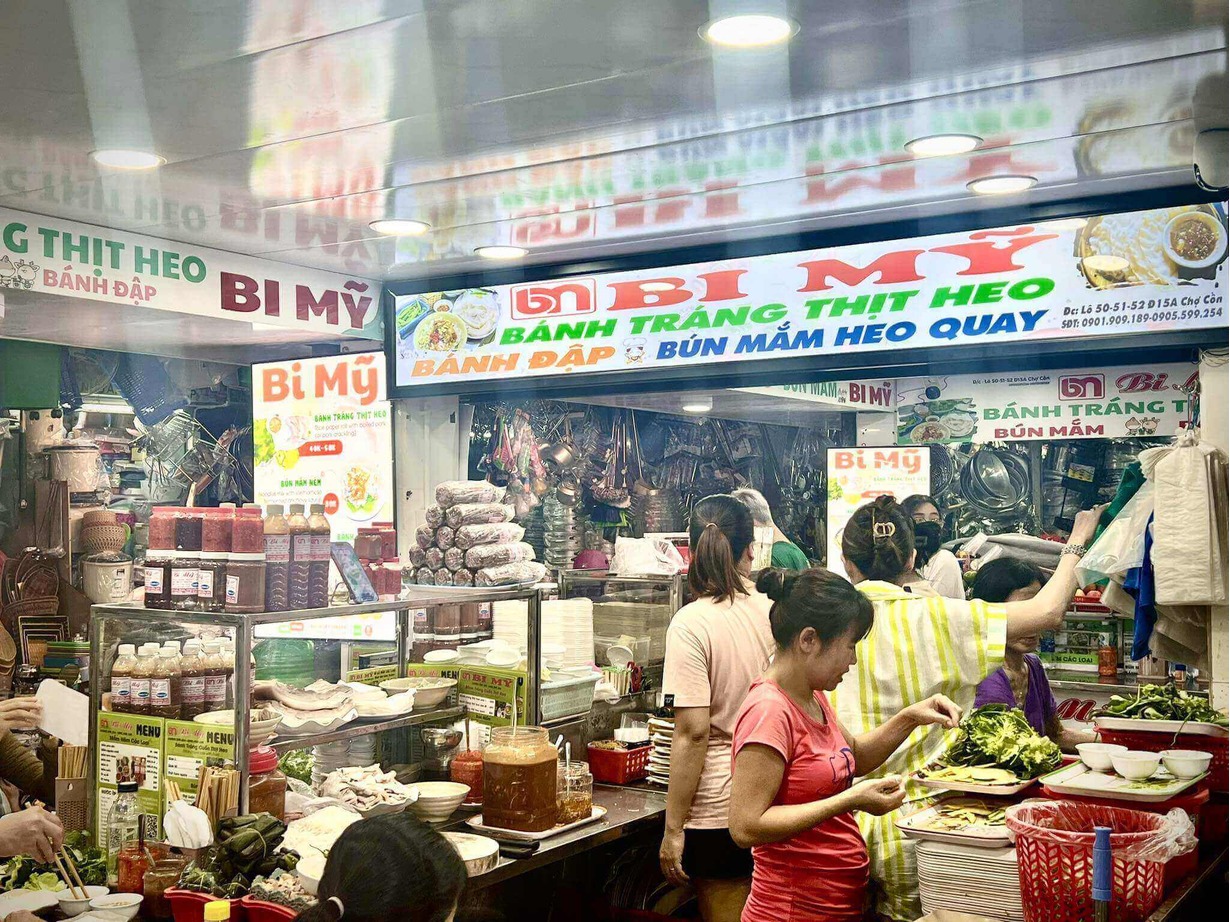 Quan banh trang cuon thit heo ngon o da nang