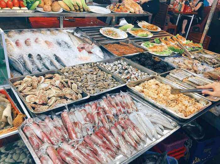 cho hai san gia re o da nang