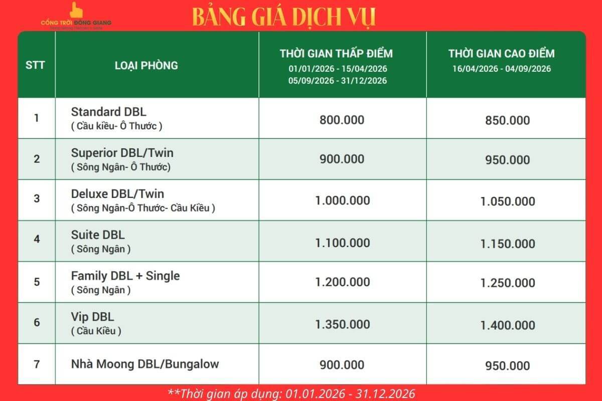 gia phong khach san cong troi dong giang