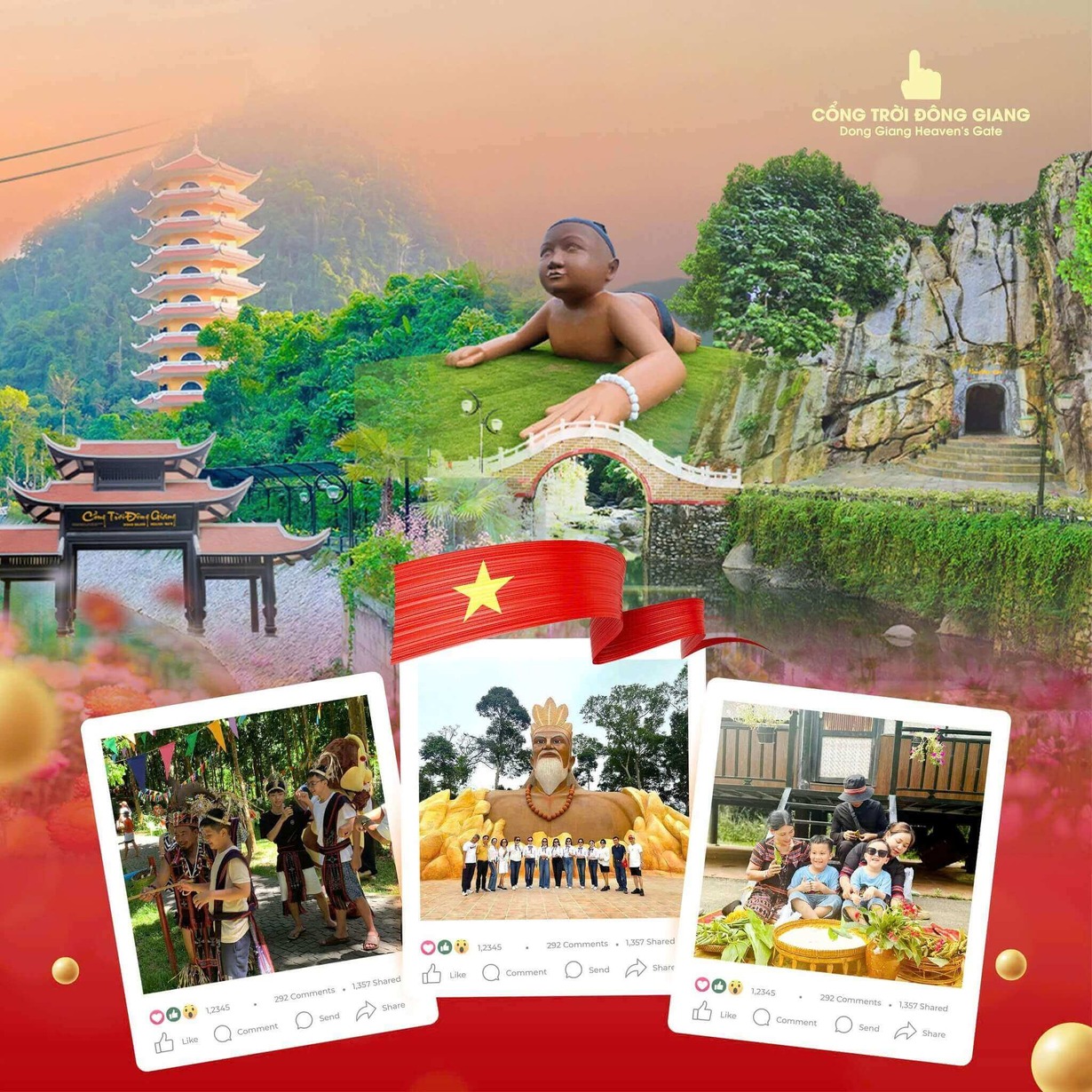 cac hoat dong tai Cong Troi dong Giang dip 30/4 1/5