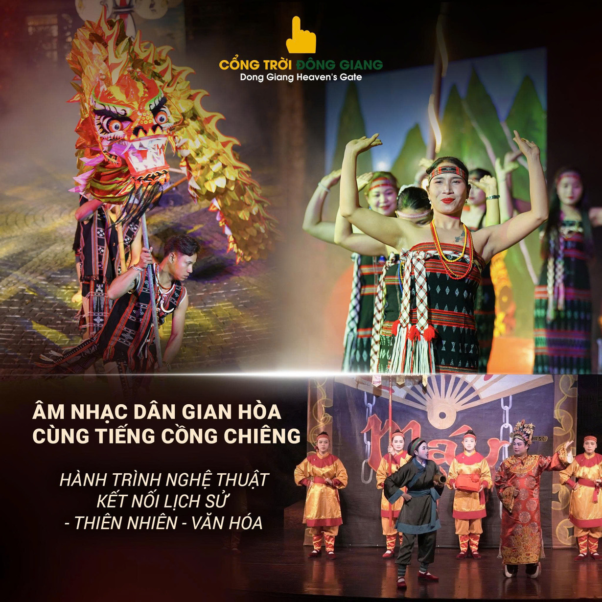 Bài chòi, Tuồng “Hai Bà Trưng” và “Vũ điệu đại ngàn” hòa quyện giữa không gian văn hóa Cơ Tu
