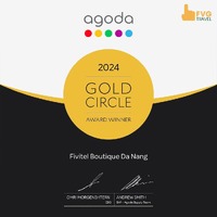 Fivitel Boutique đạt giải thưởng vàng Agoda 2024