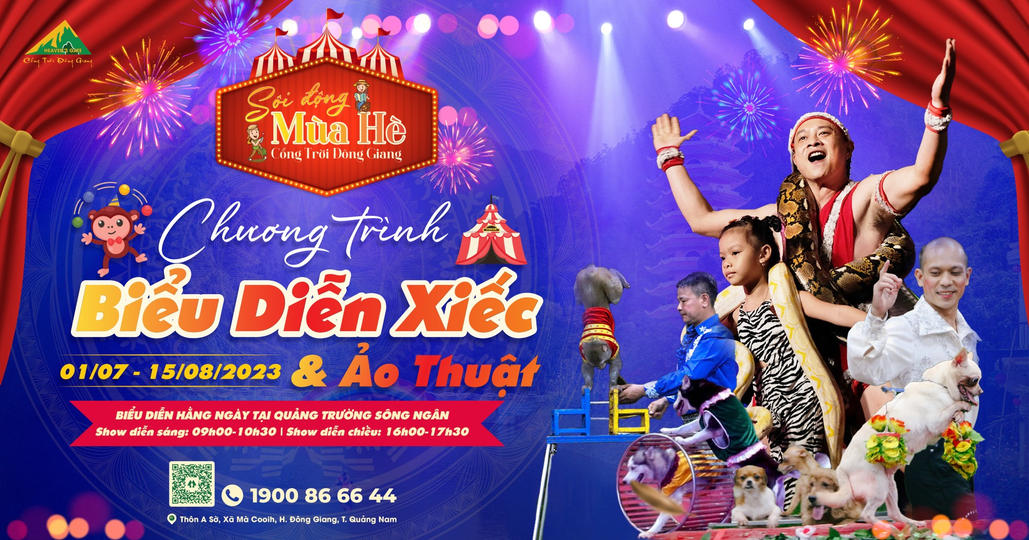 SPECIAL circus performance at Dong Giang Heaven Gate ST KDL