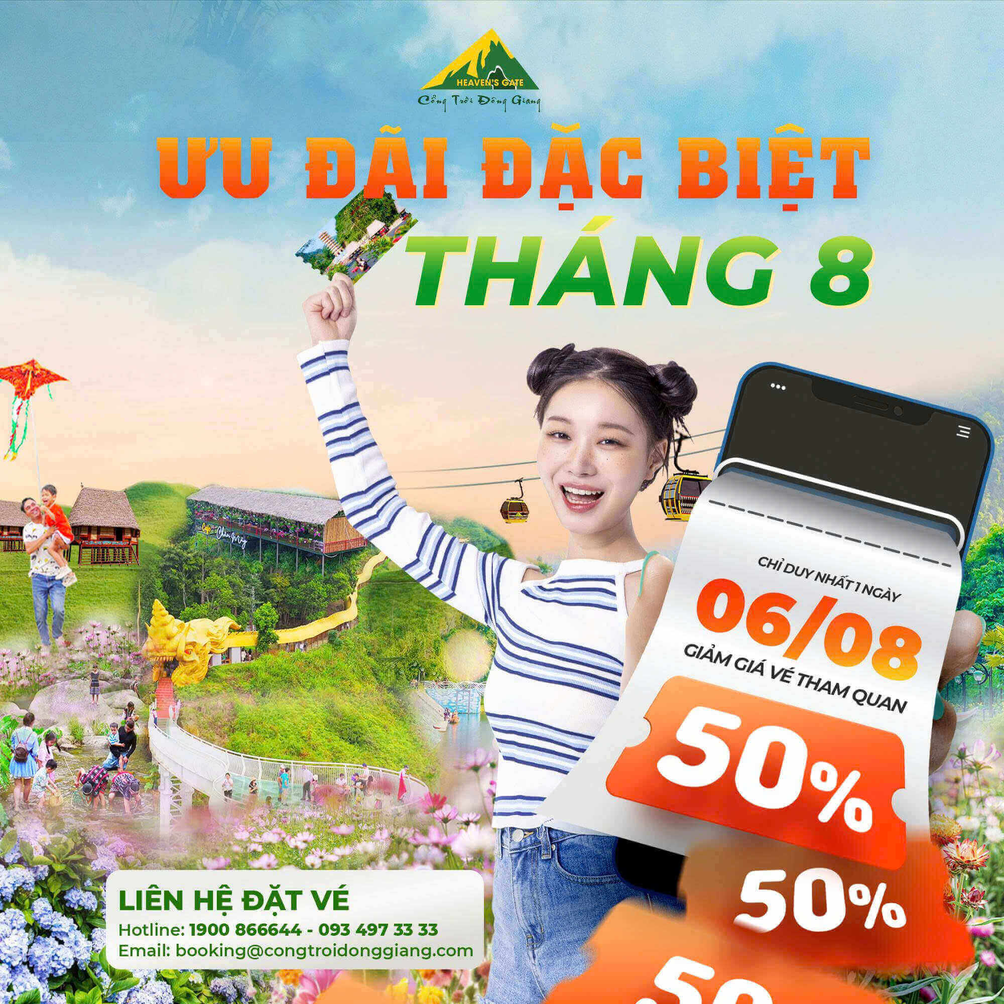 Giảm 50% Giá Vé Tham Quan Cổng Trời Đông Giang - Ưu Đãi Tháng 8 Cực Sốc!
